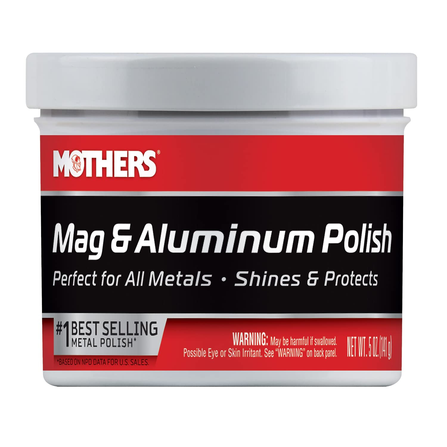 Mag & Aluminum Polish, 5 Oz. — Brilliant Shine, Easy to Use, for All Uncoated &