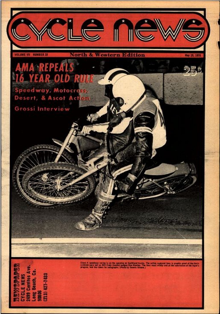 CYCLE NEWS 1970S 498 Choice Issue Collection On USB Flash Drive