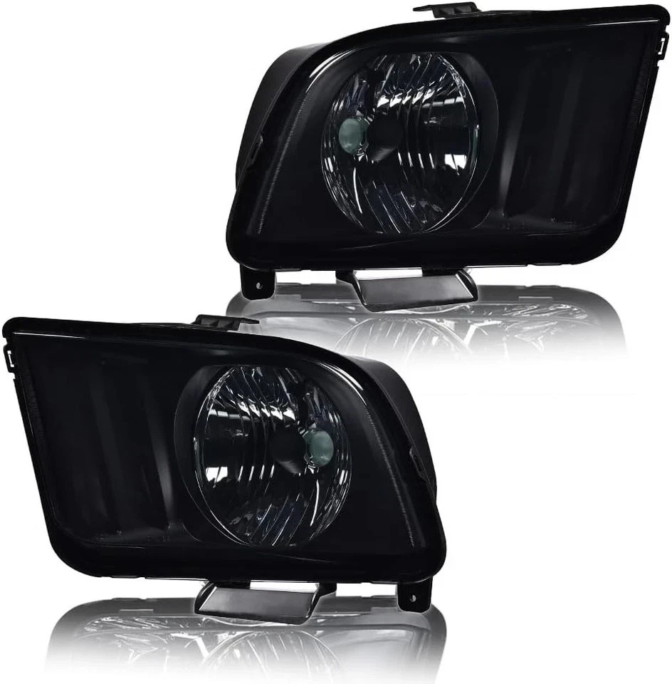 Headlights Assembly, Compatible with Ford Mustang 2005 2006 2007 2008 2009 Bumpe