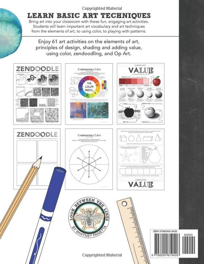 Art Activities Workbook: for Middle and High School Students (Art in Middle and
