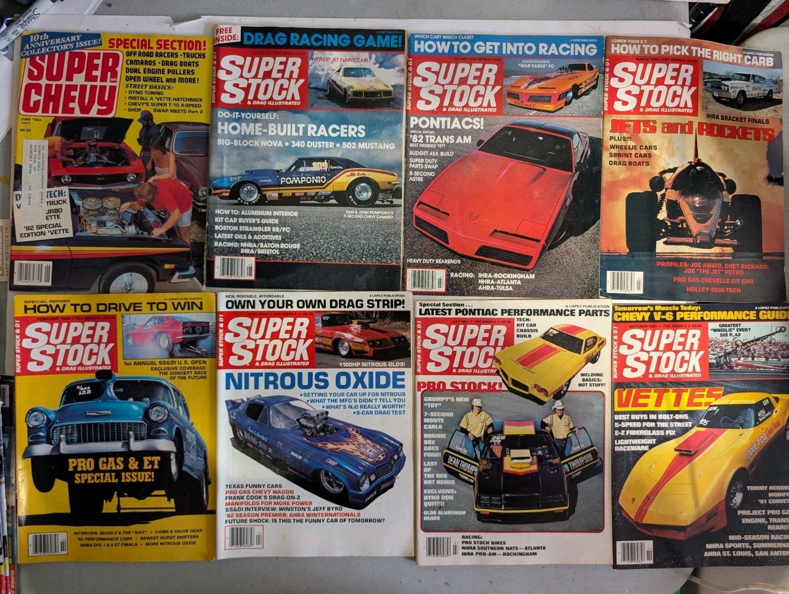 Lot of 75+ Super Chevy Super Sport Hot Rod Hot Rodding Magazine 1970s-2000s Vtg