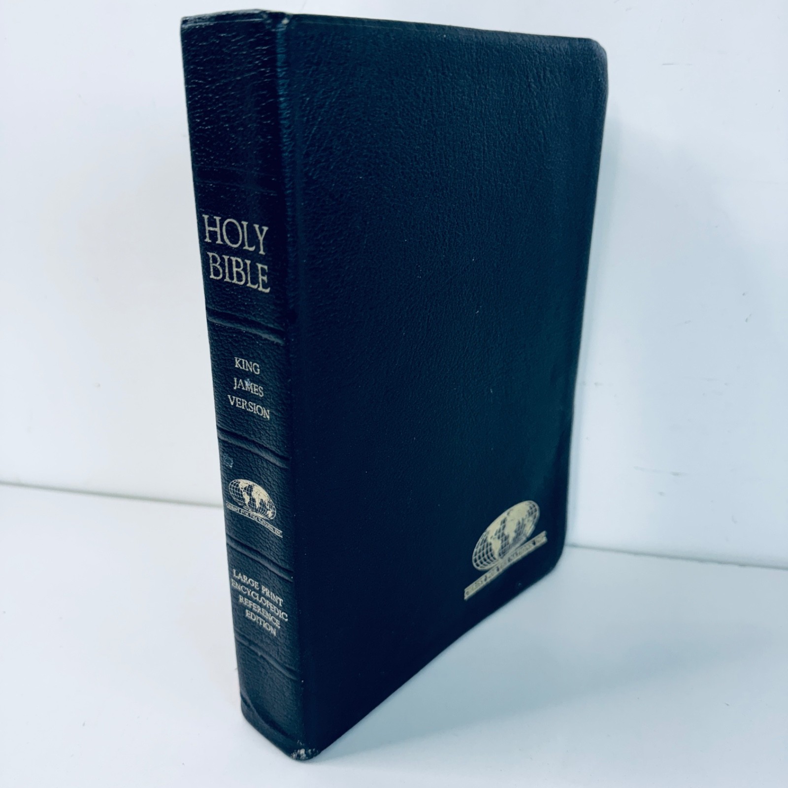 Royal Holy Bible KJV Large Print Encyclopedic Reference Genuine Leather