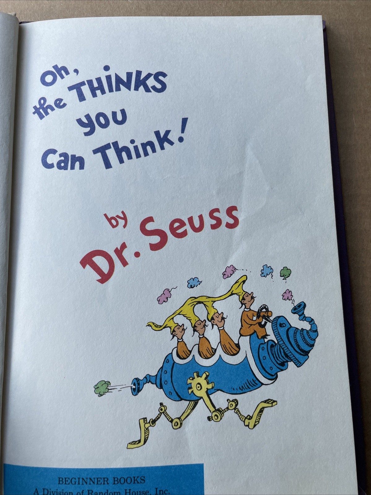 Vintage Oh, the Thinks You Can Think by Dr. Seuss