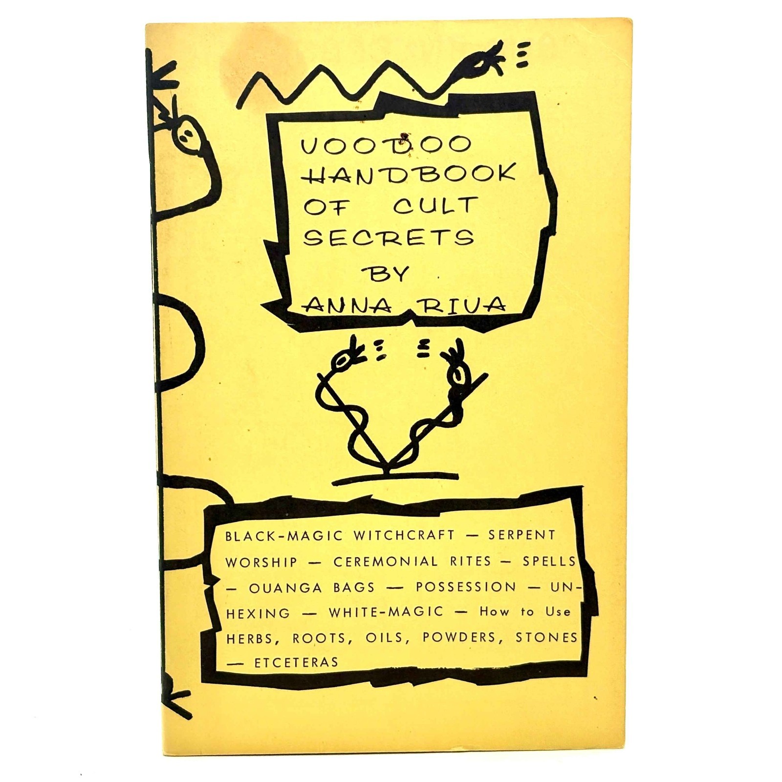 RIVA, Anna “Voodoo Handbook of Cult Secrets” [International Imports, 1974]