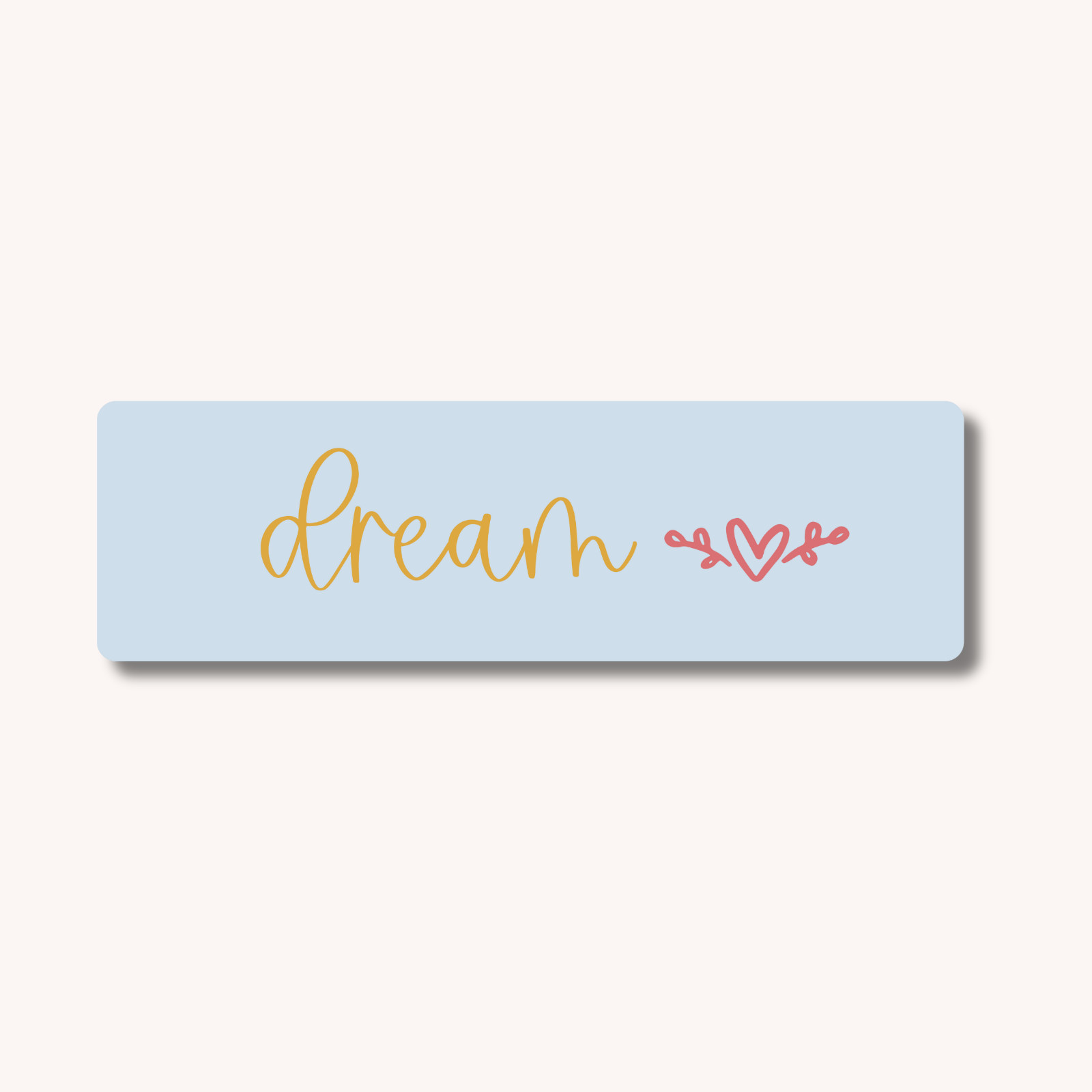 Inspiring Aesthetic Bookmark For Books, Gift for Bookworms, Laminated, Blue