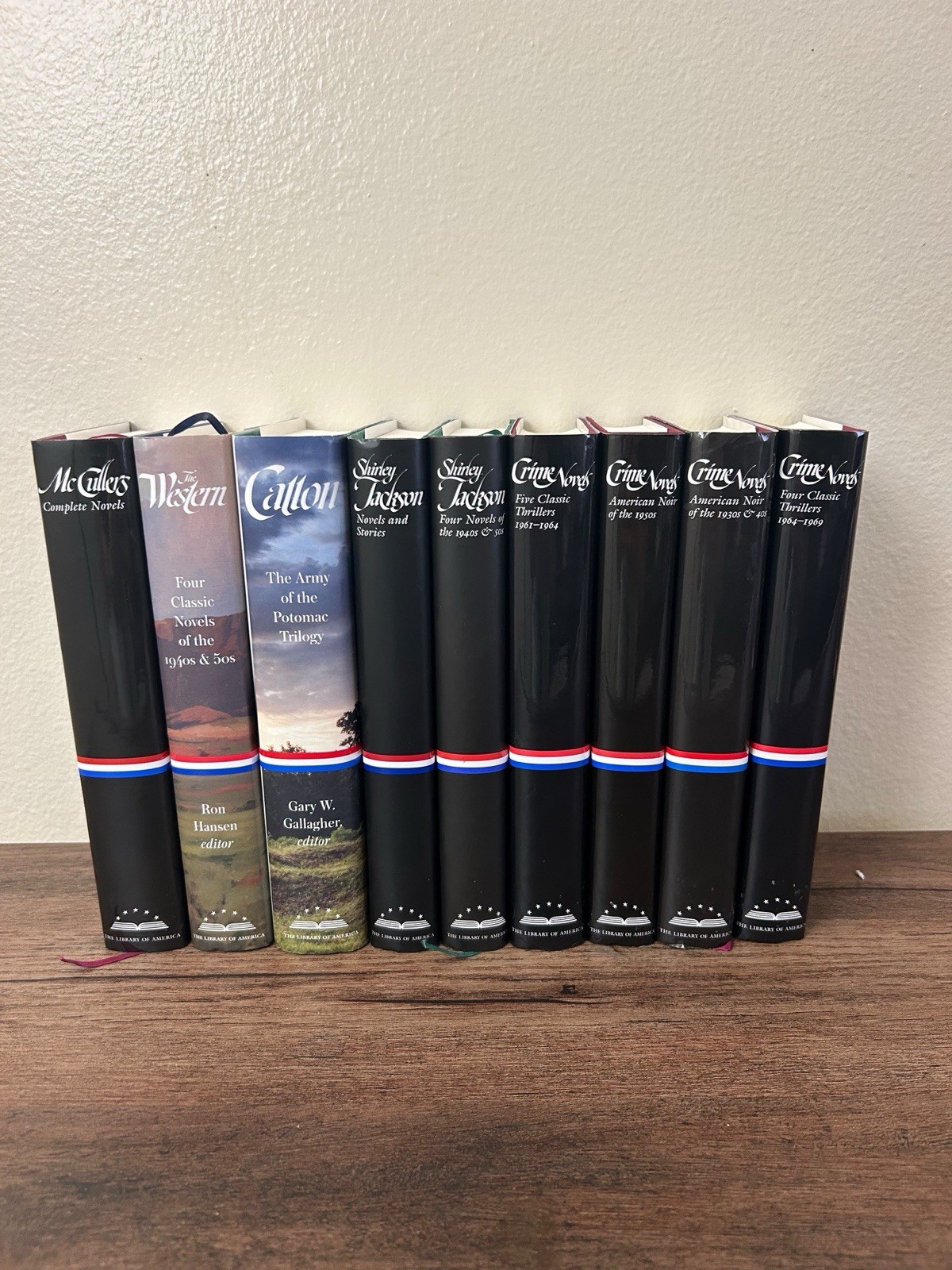 Library of America Hardcover Book Lot (9 Volumes) – Crime Noir, Shirley Jackson,