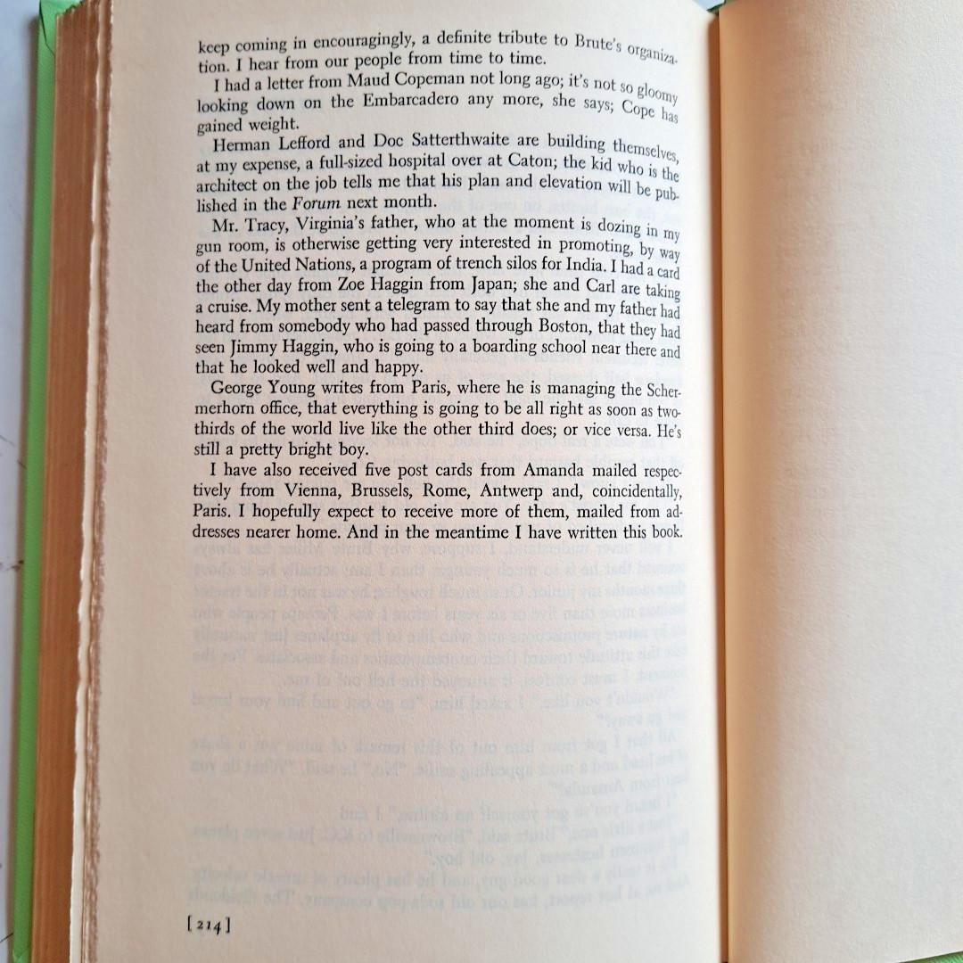 At Last To Kiss Amanda, Frank Norris💥1961 HC BCE McGraw-Hill 214 Pages