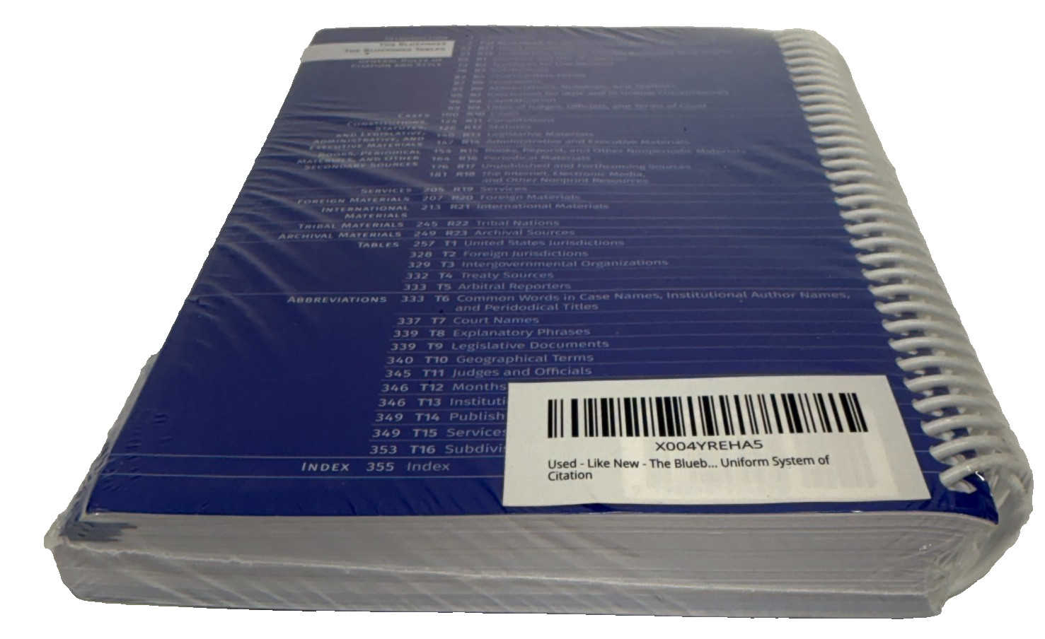The Bluebook: A Uniform System of Citation (22nd ed) Sealed/Brand New