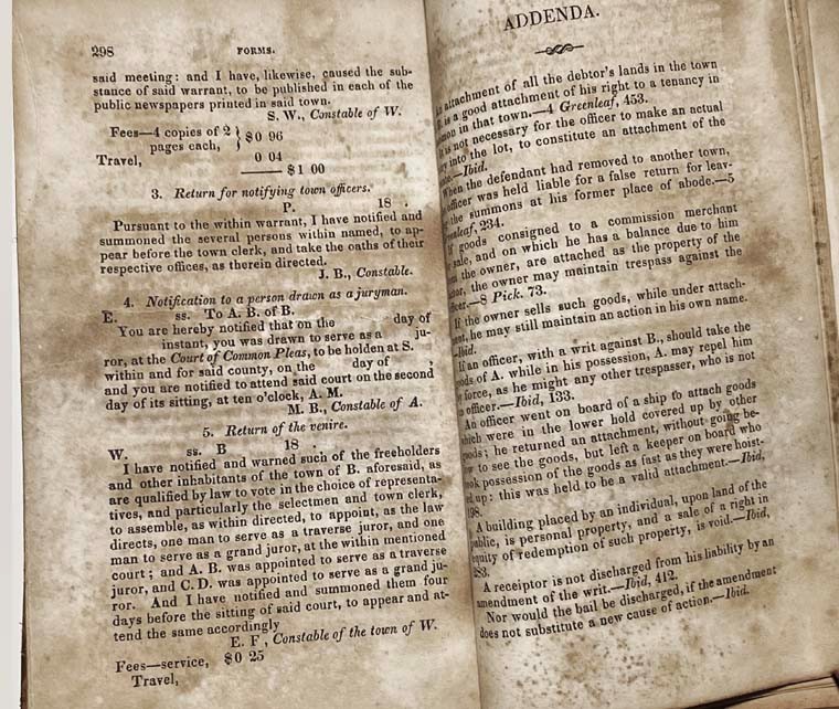 Isaac Goodwin NEW ENGLAND SHERIFF OR DIGEST OF THE DUTIES OF CIVIL OFFICERS