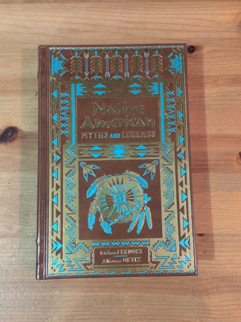 Native American Myths and Legends Leatherbound Collectible Hardcover Book