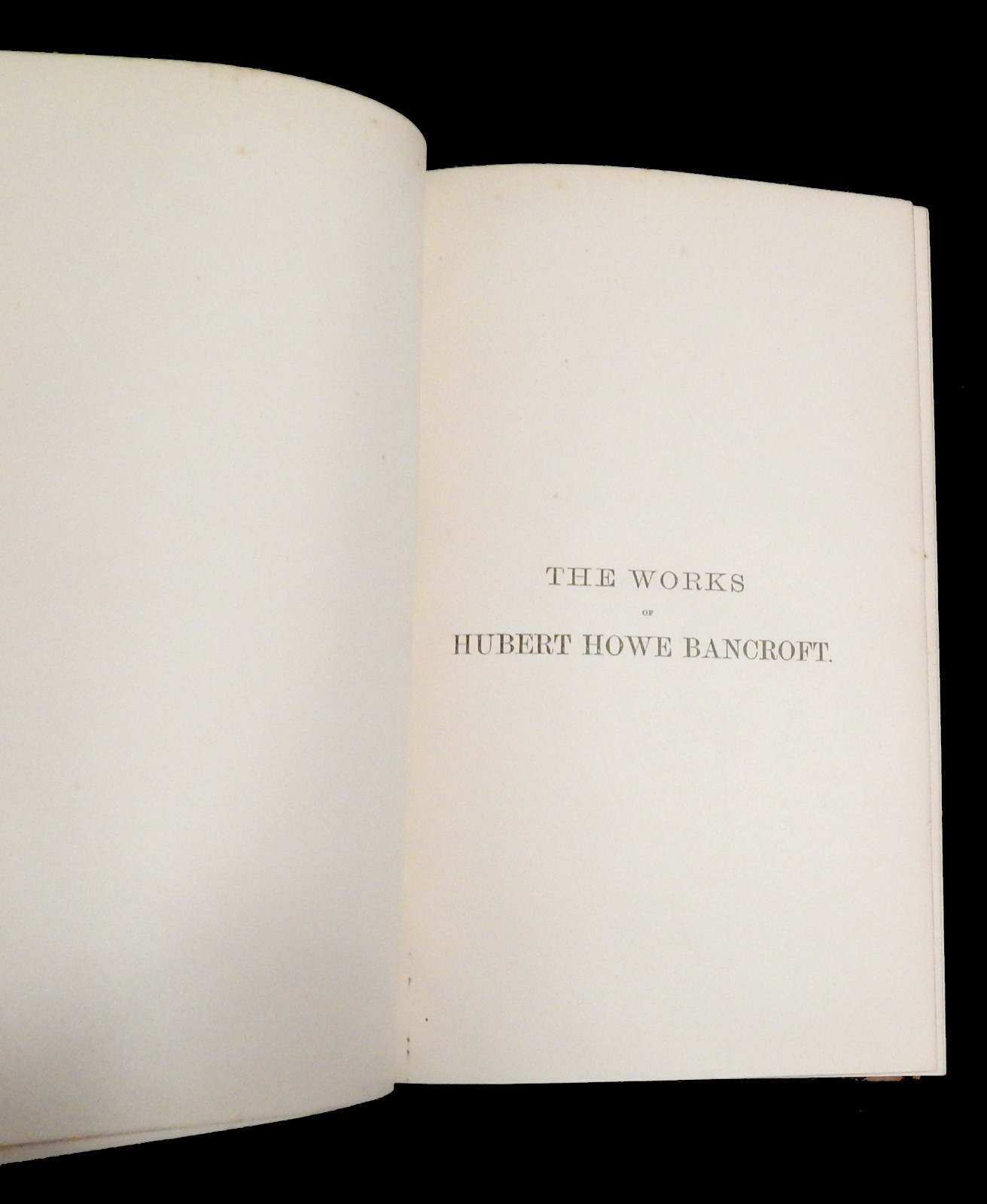 SET OF 2 ORIGINAL BANCROFT WORKS LEATHER BOOK HISTORY OREGON & MAP 1834-1888
