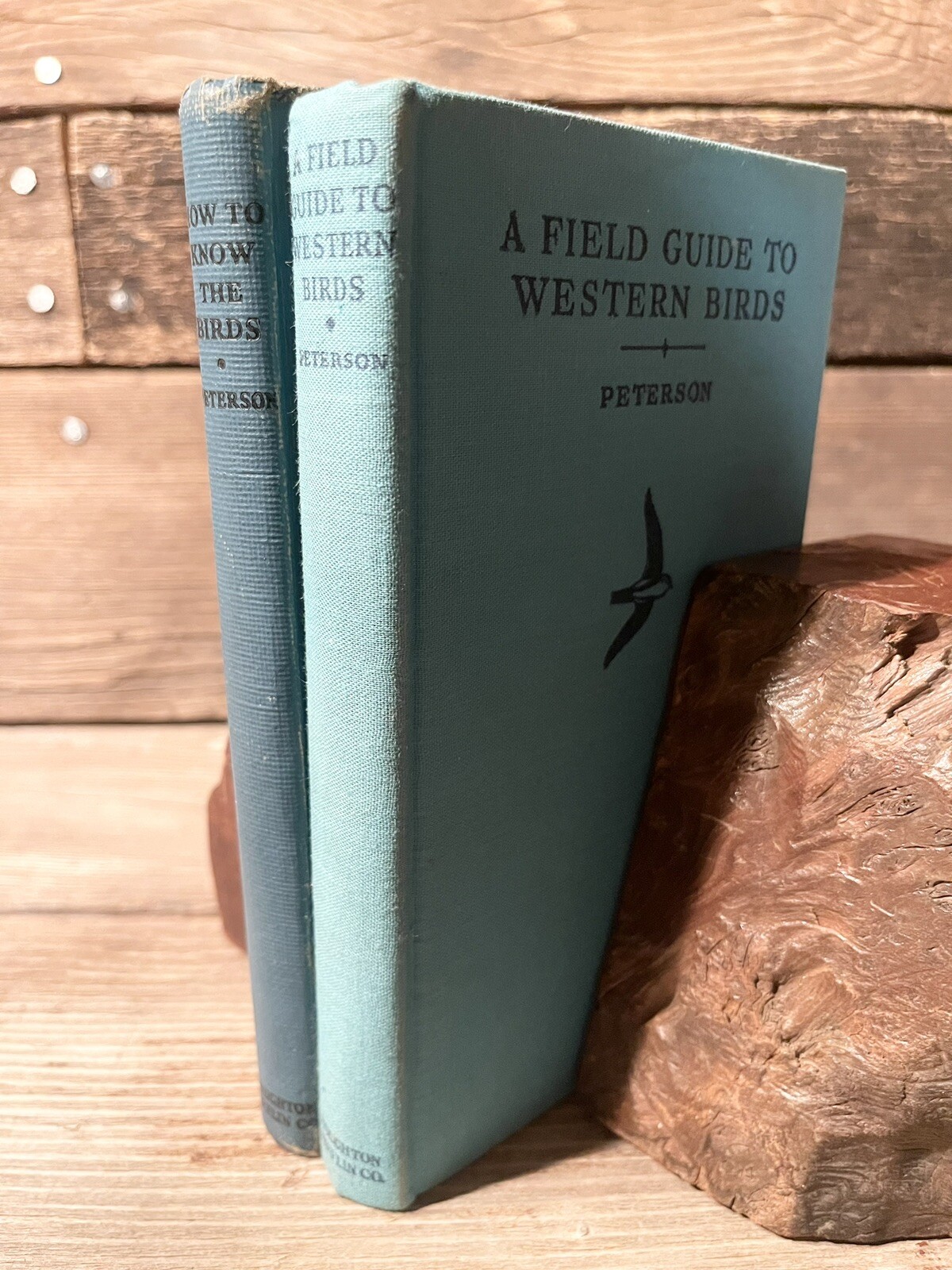 “How to Know the Birds & Field Guide To Western” Roger Peterson 1941 2&1st Ed HC