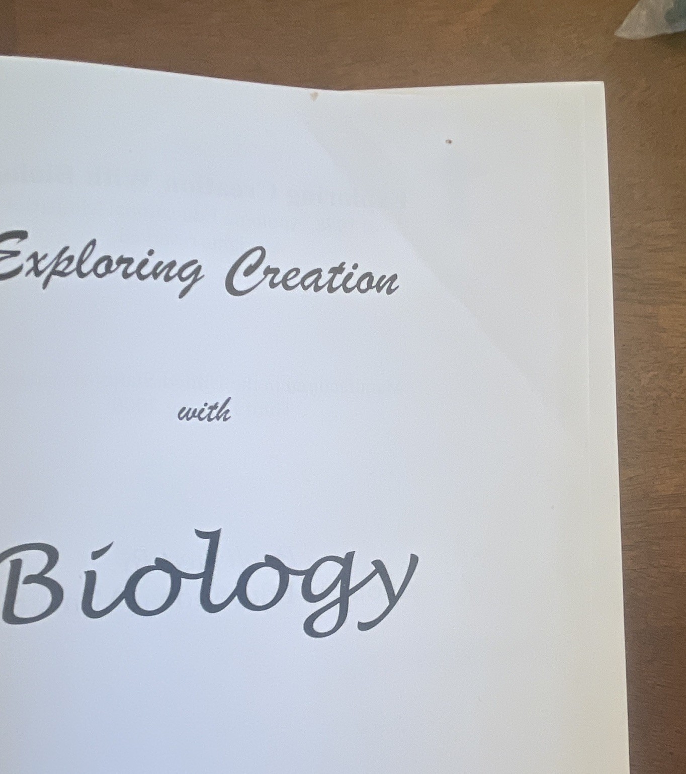 Apologia Exploring Creation With Biology 1998 Wile Durnell High School Textbook
