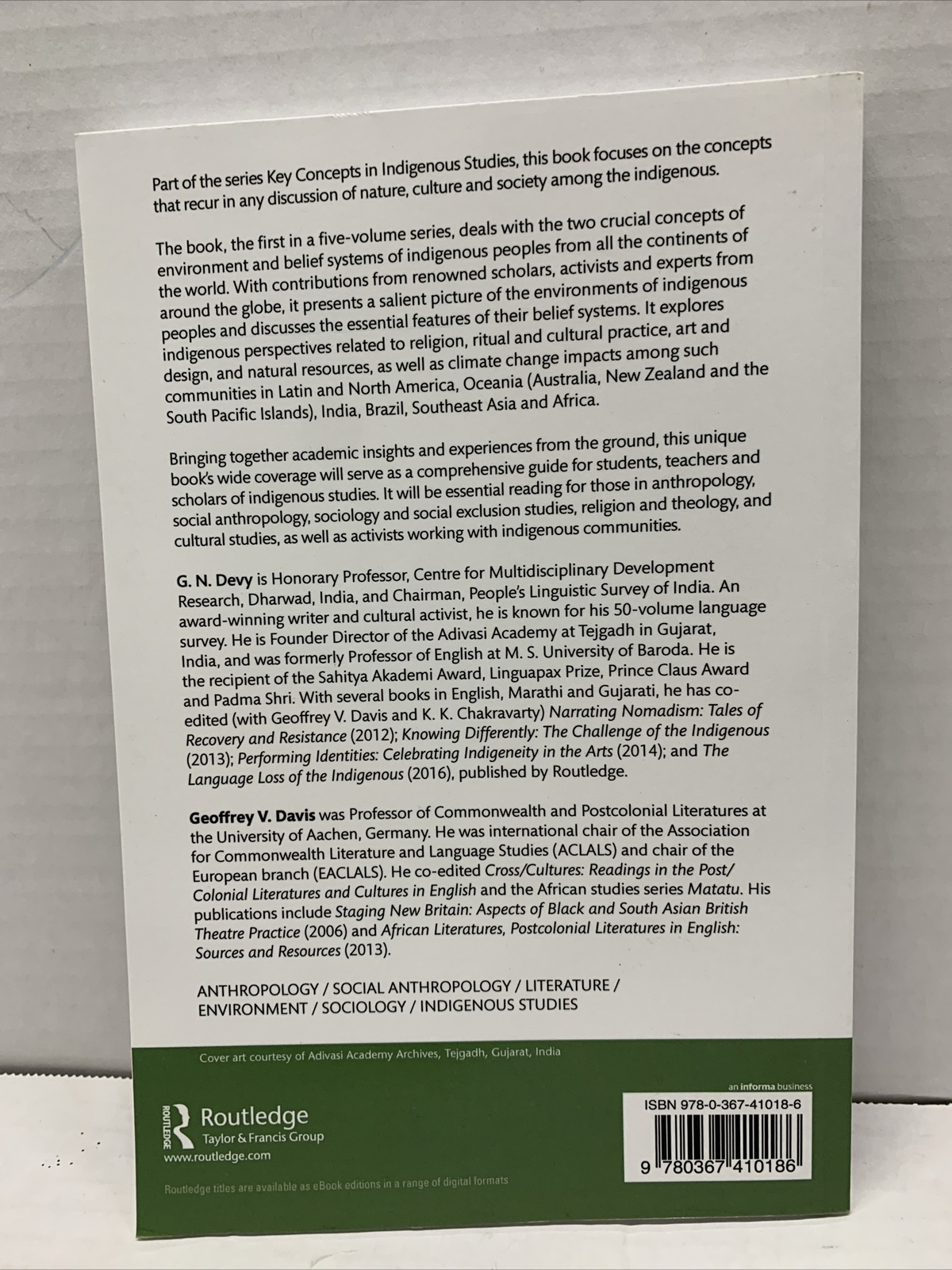 Environment and Belief Systems (Key Concepts in Indigenous Studies)