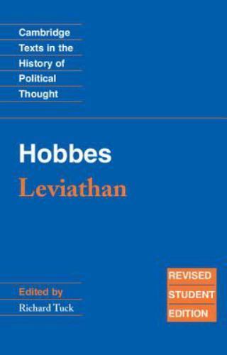 Cambridge Texts in the History of Political Thought Ser.: Hobbes : Leviathan…