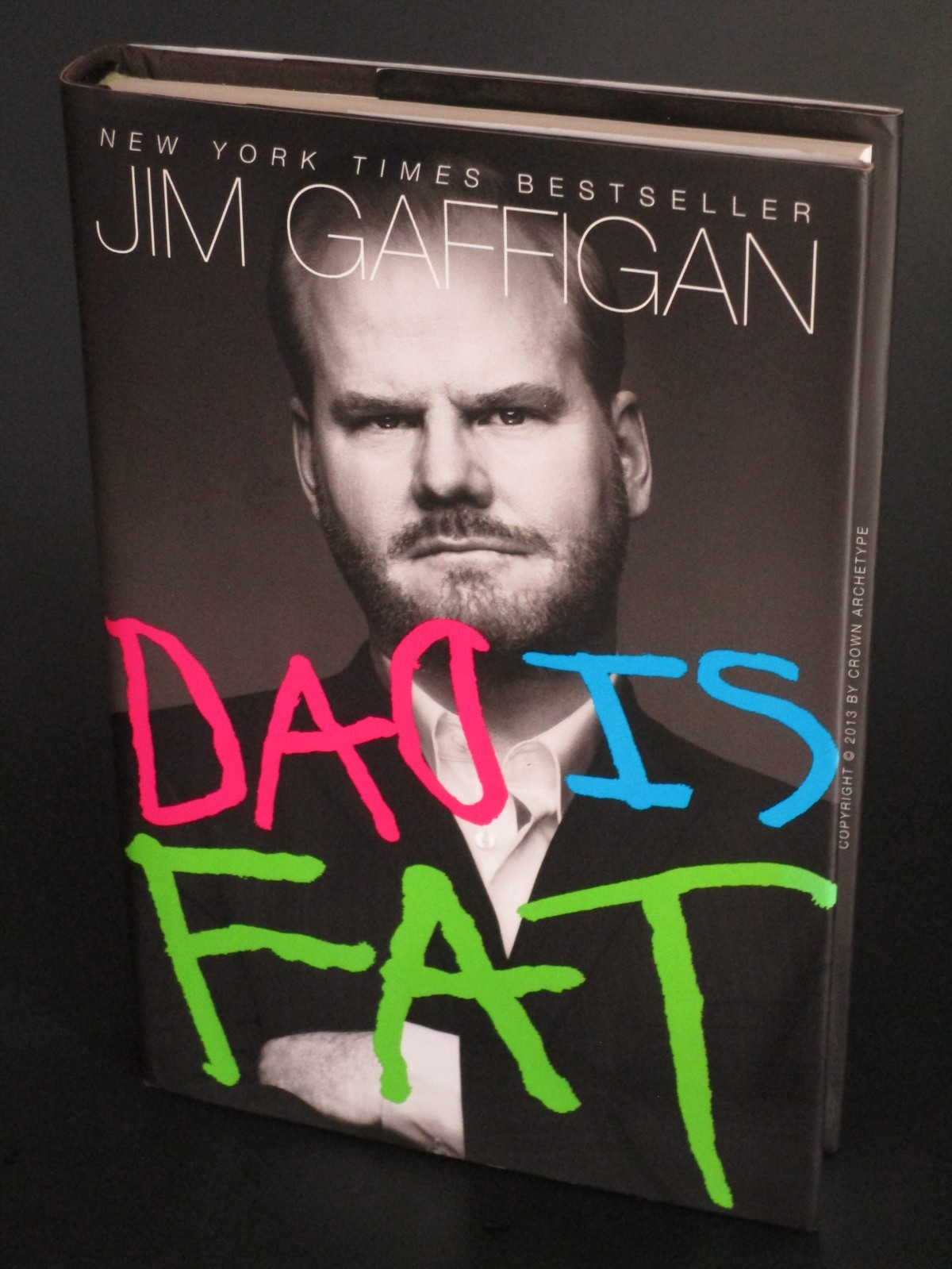 Dad Is Fat by Jim Gaffigan. Signed First Edition. (2013, Hardcover)
