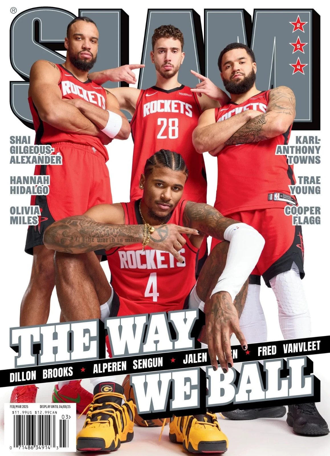 SLAM MAGAZINE #254 FEB/MARCH 2025 | Houston Rockets