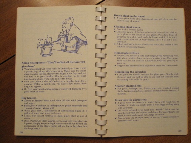 VINTAGE 1980 MARY ELLEN’S BEST OF HELPFUL HINTS SPIRAL BOOK 125 PAGES