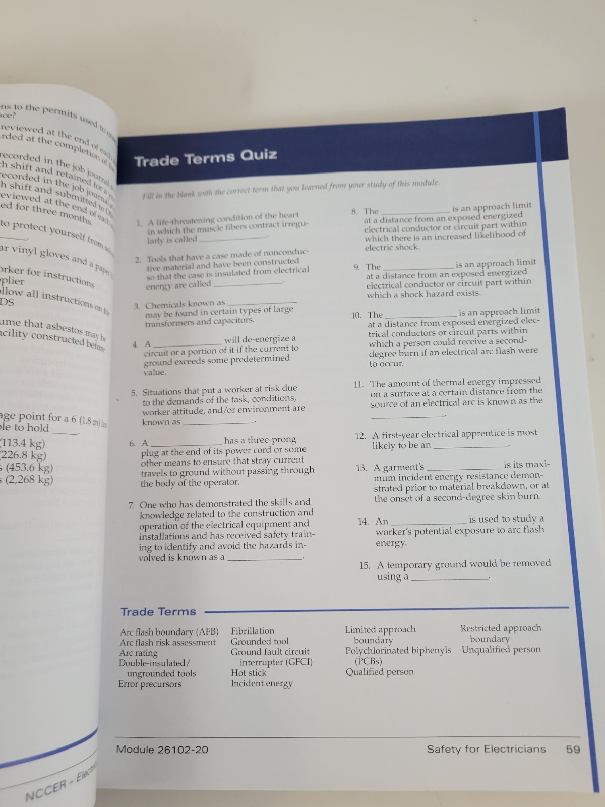 Electrical, Level 1 by NCCER Trade Paperback 2020 NEC – USED