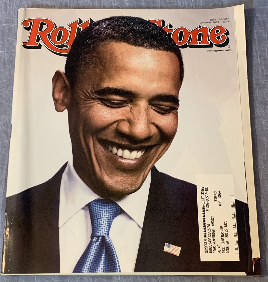 Rolling Stone Magazine Issue 1056/1057 July 10-24 2008 Obama Amy Winehouse