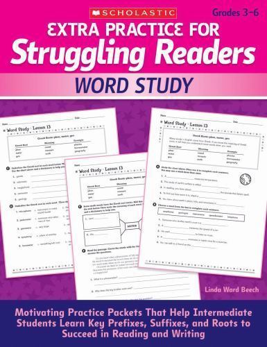 Extra Practice for Struggling Readers: Word Study by Linda Beech (2010,