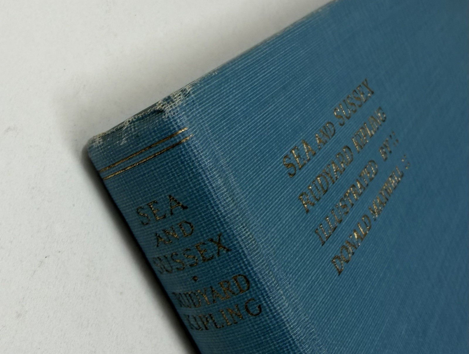 Sea & Sussex from Rudyard Kipling Verse 1926 1st Ed. Donald Maxwell Illus. Book