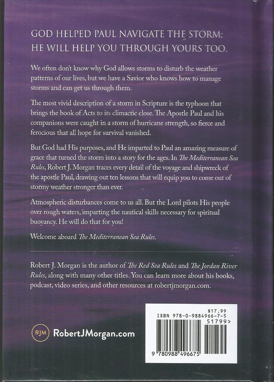 The Mediterranean Sea Rules (Hardcover 2023) Robert J. Morgan NEAR PERFECT