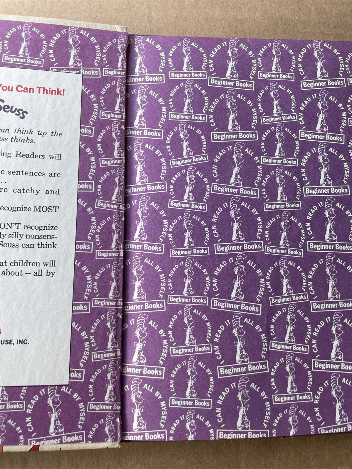 Vintage Oh, the Thinks You Can Think by Dr. Seuss