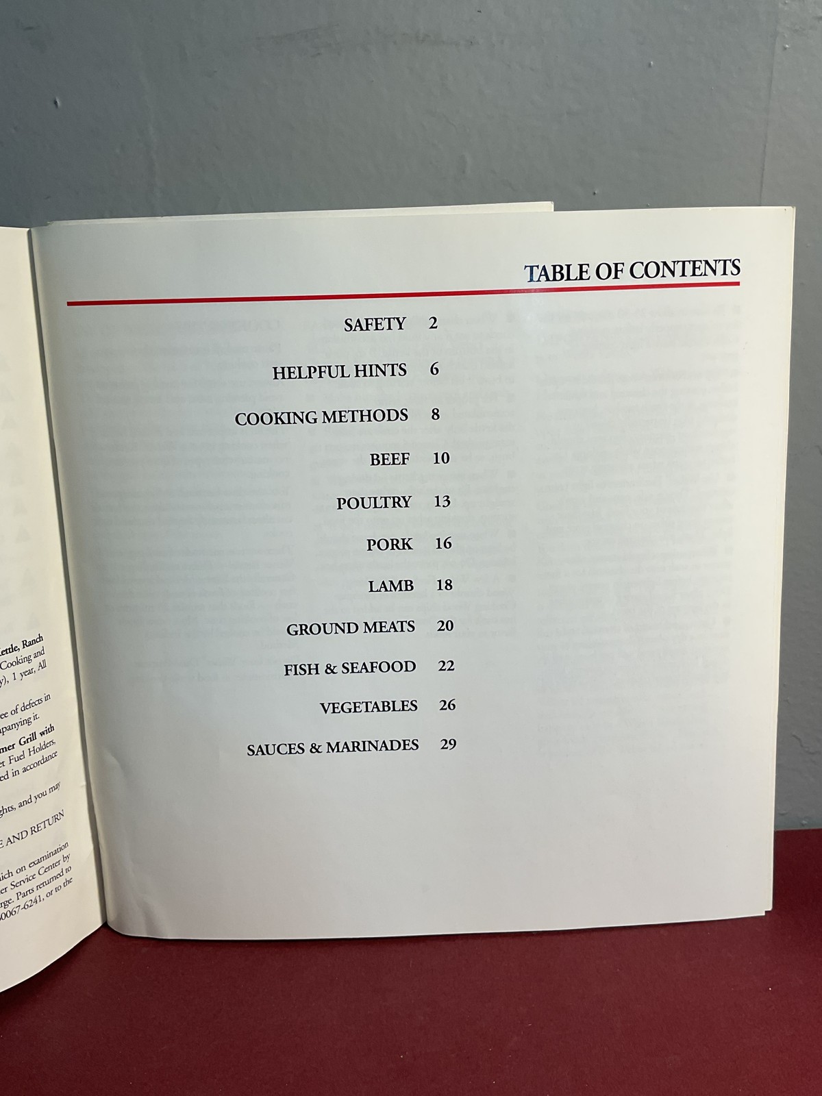 Weber Owner’s Guide Manual BBQ Grill Cooking Recipes Safety 2002 Kettle
