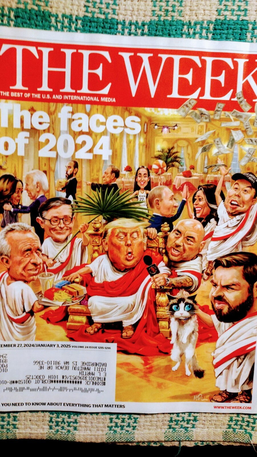 THE WEEK BEST OF U.S.& INTERNATIONAL MEDIA. FACES OF 2024 12/27/2024 01/03/2025
