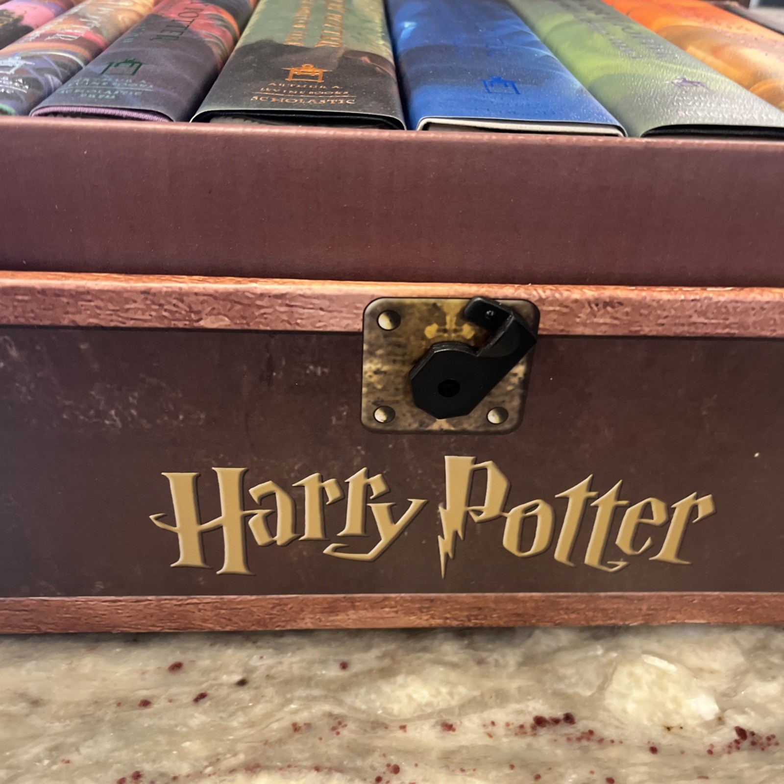 Limited Edition Harry Potter Trunk Box Set Books 1-7 1st Edition Hardcover