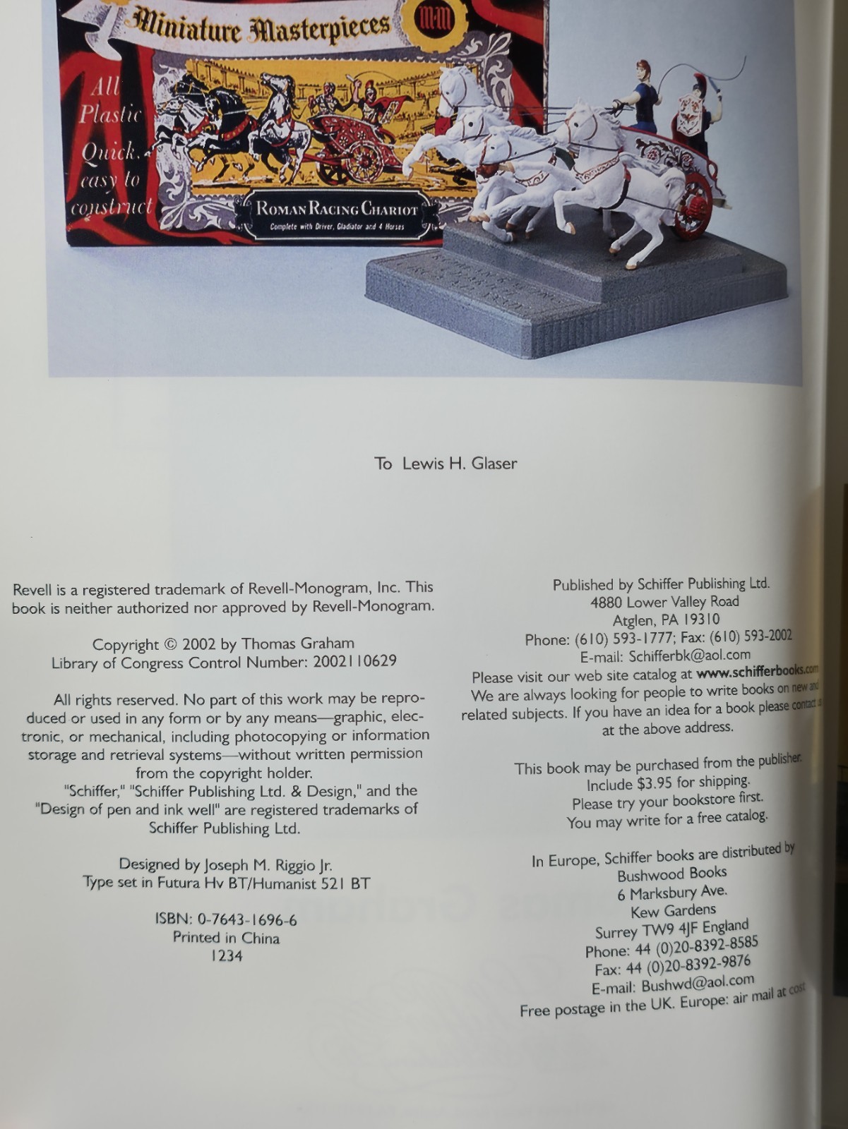 Remembering Revell Model Kits A Schiffer Book for Collectors Thomas Graham