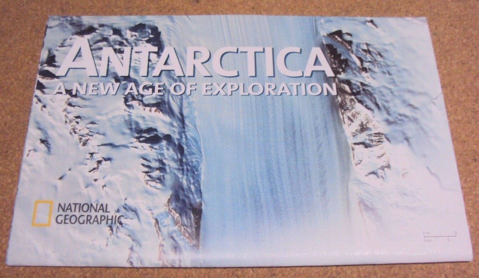National Geographic February 2002 Map Poster Antarctica A New Age of Exploration