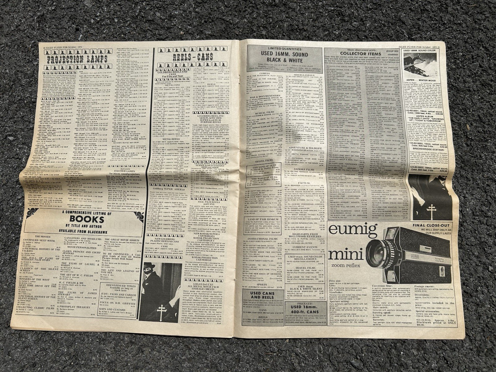Blackhawk Films Sales Flyer (October 1972) Super 8 & 8mm Catalog Dr. Jekyll
