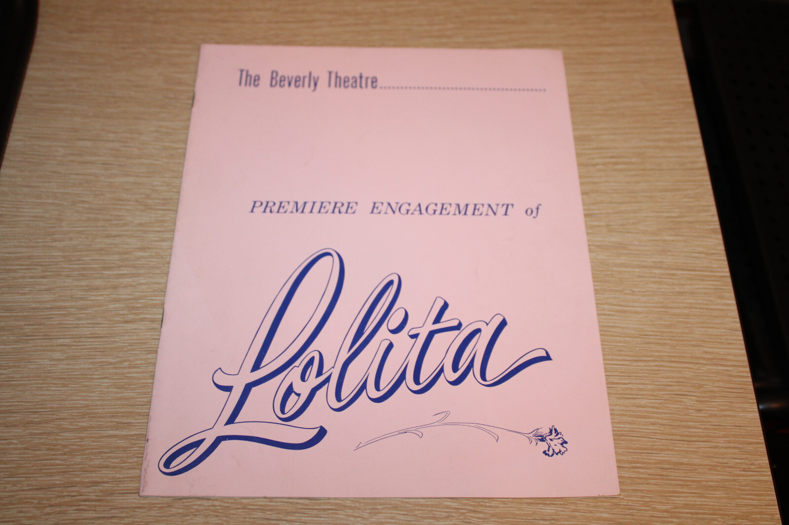 LOLITA MGM The Beverly Theatre Premiere Engagement Picture Book 1962 RARE
