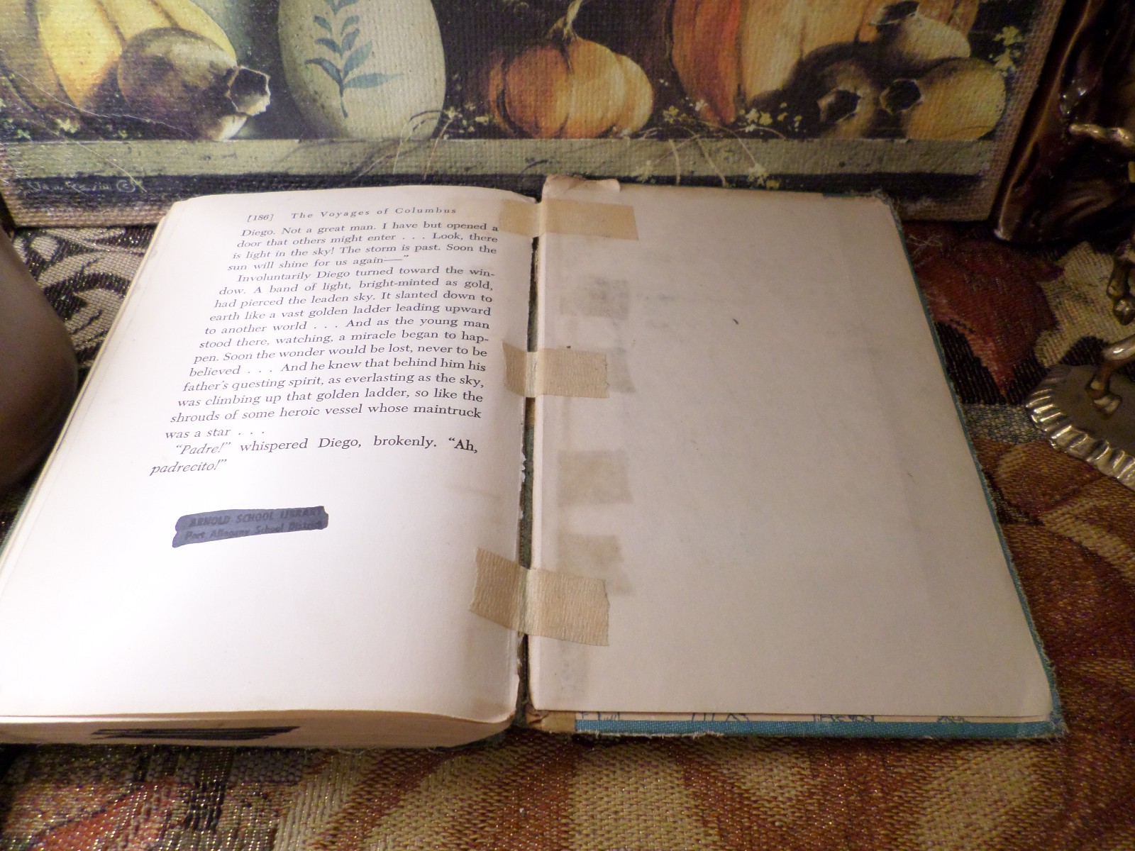The Voyages of Christopher Columbus 1950 Armstrong Sperry Vintage Hardcover