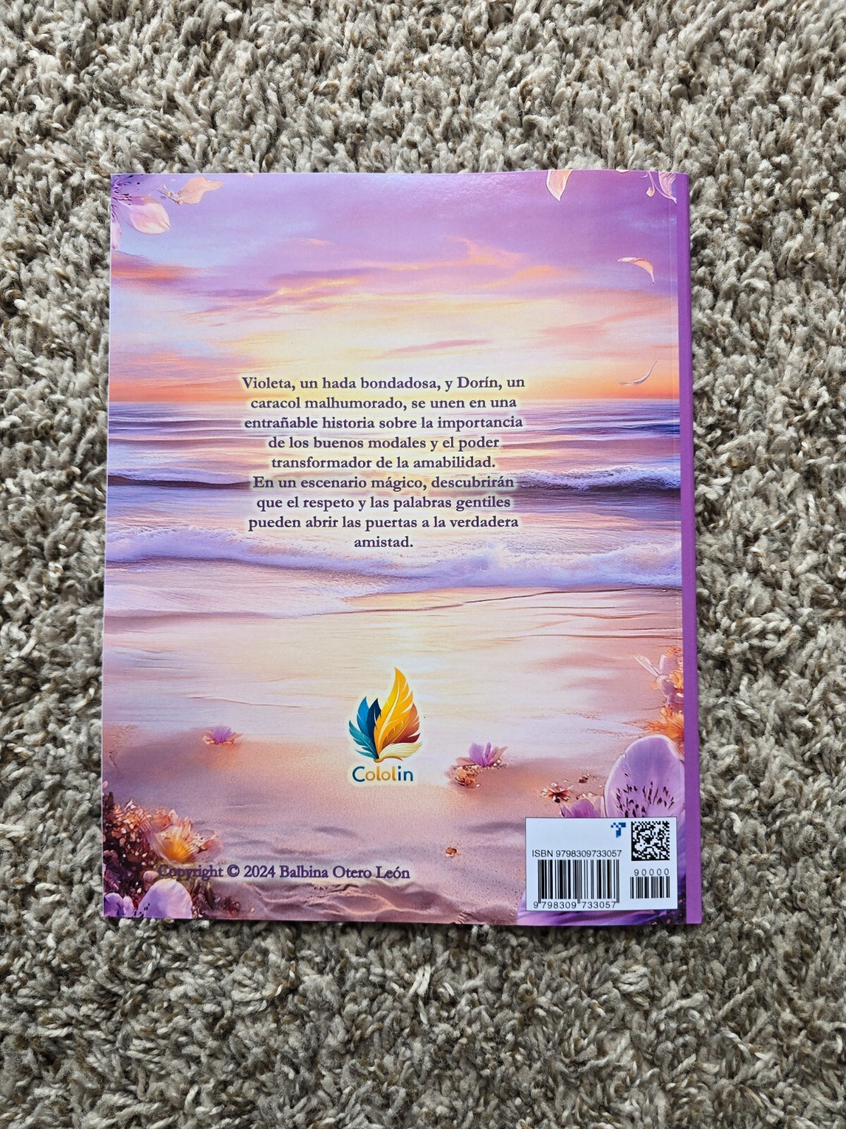 Libro (Ejemplar firmado) Violeta: el hada de la amistad – Colección Cololin