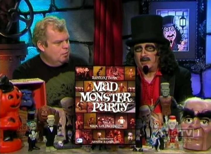 Rankin/Bass’ Mad Monster Party Hardcover book signed and drawn in!