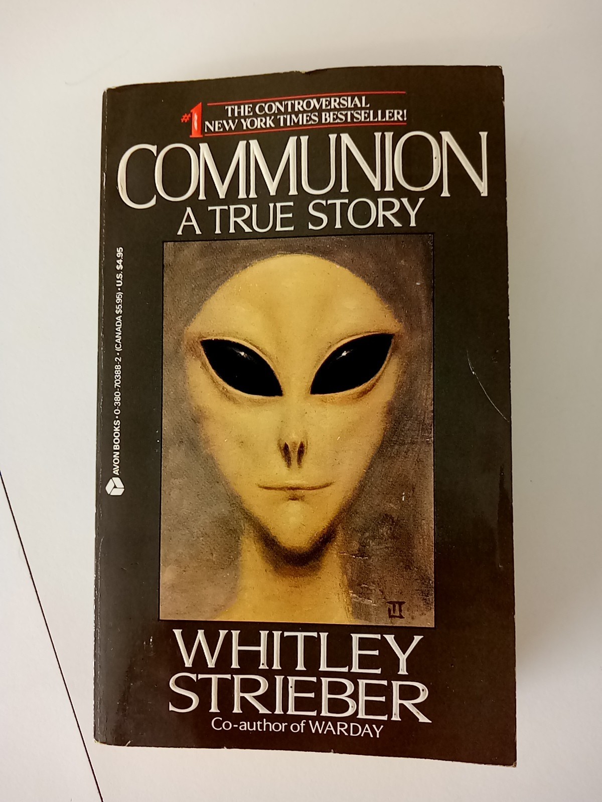 Communion: A True Story Mass Market Paperback Whitley Strieber First Printing