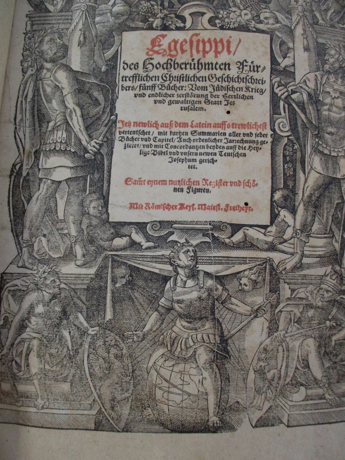 EGESIPPI des hochberuhmten furtresslichen Christlichen, ca 1575-1632 Lautenbach