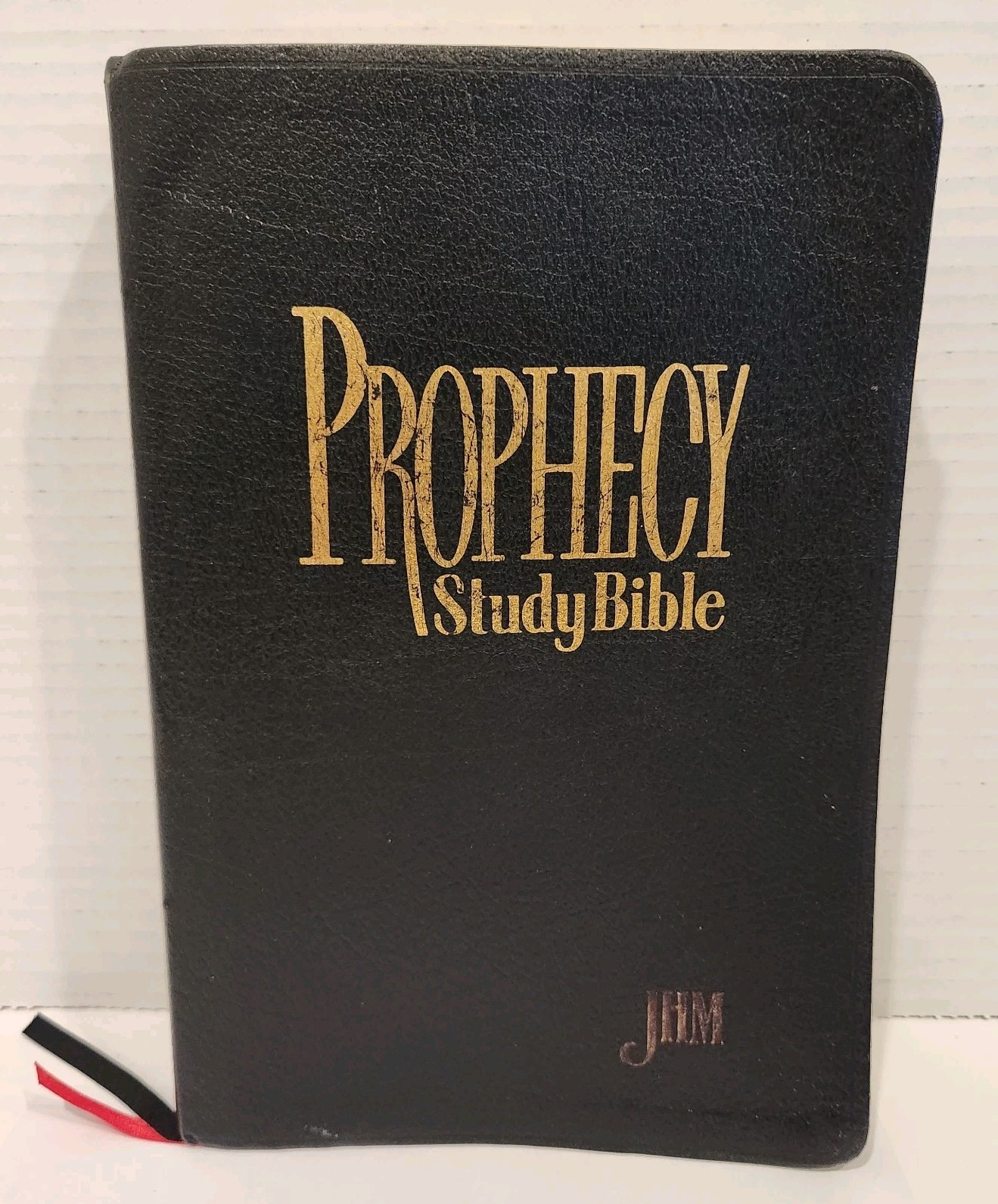 Prophecy Study Bible John Hagee Ministries NKJV Black Bonded Leather 1997