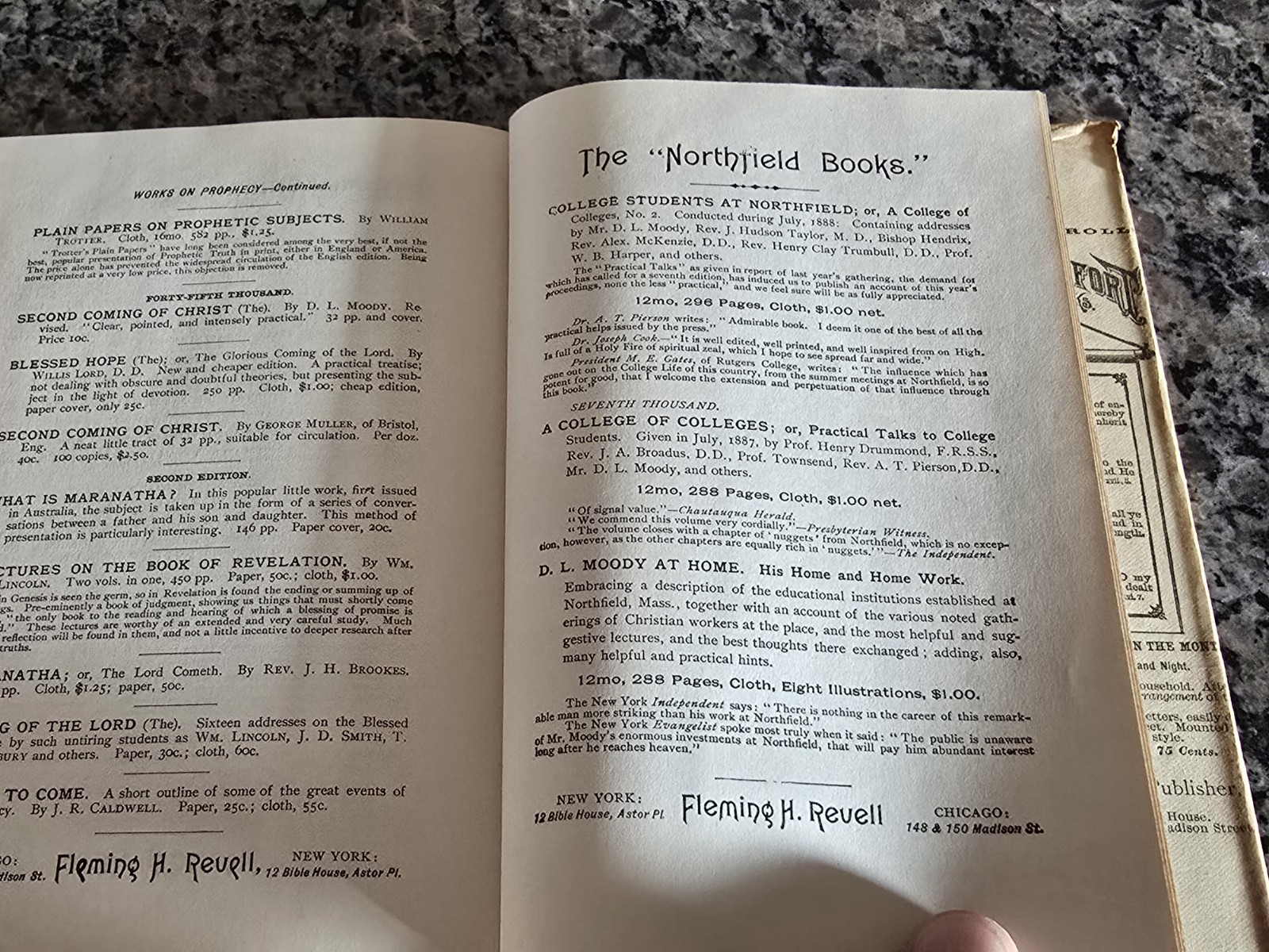 RARE 1881 Twelve Select Sermons Dwight Moody Fleming H. Revell WITH DUST JACKET