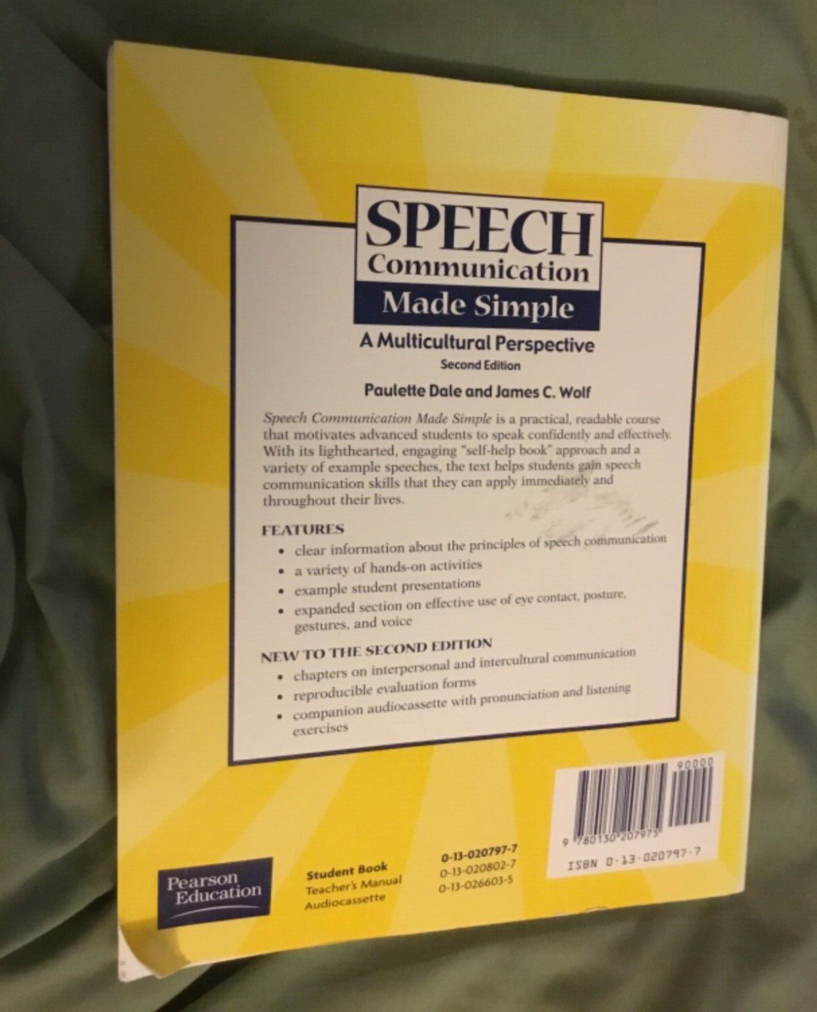 Speech Communication Made Simple: A Multicultural Approach 2nd ed. Dale and Wolf
