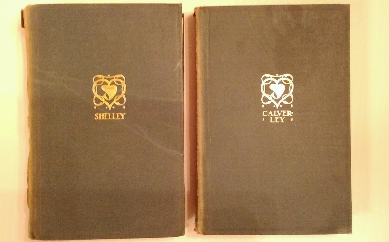 Antique Poetry Books – Shelley, Calverley – Gresham Publishing, Rare!