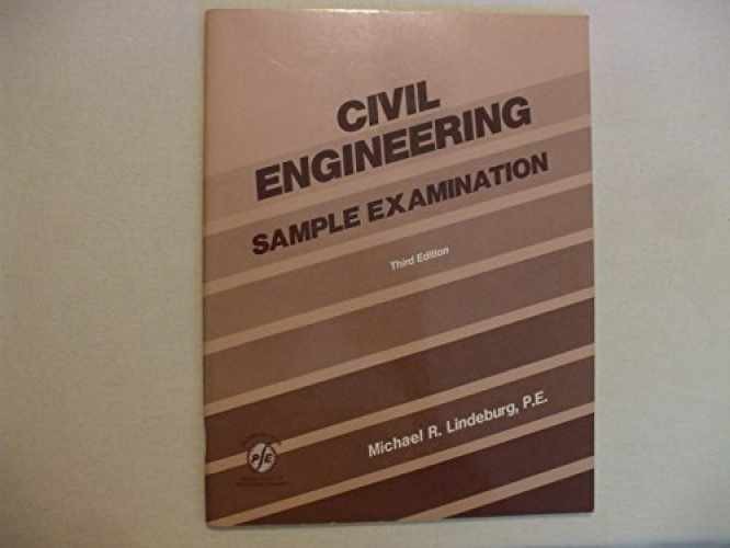 Civil Engineering Sample – Paperback, by Lindeburg Michael R. – Very Good j