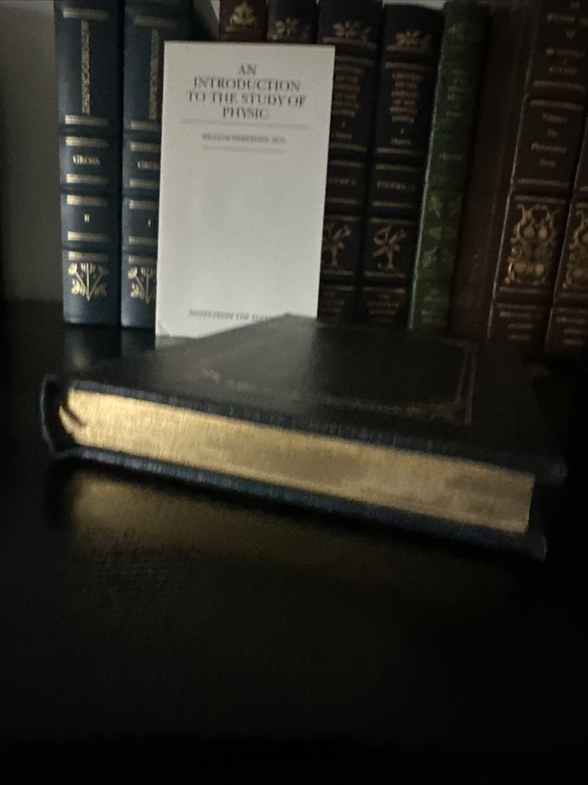 An Introduction To The Study Of Physic Classics of Medicine Leather HB book