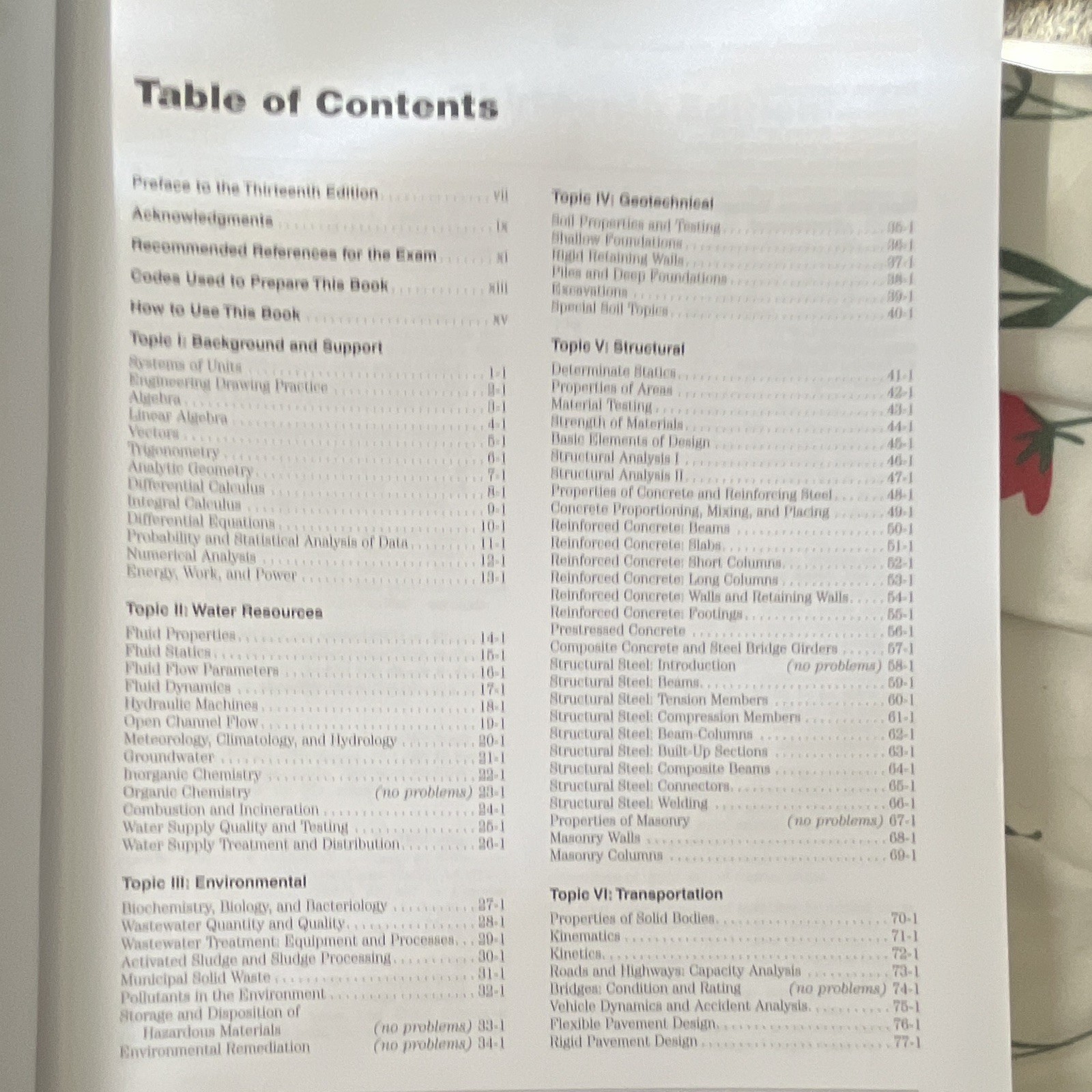 Practice Problems for the Civil Engineering PE Exam 13th Ed Michael R Lindeburg