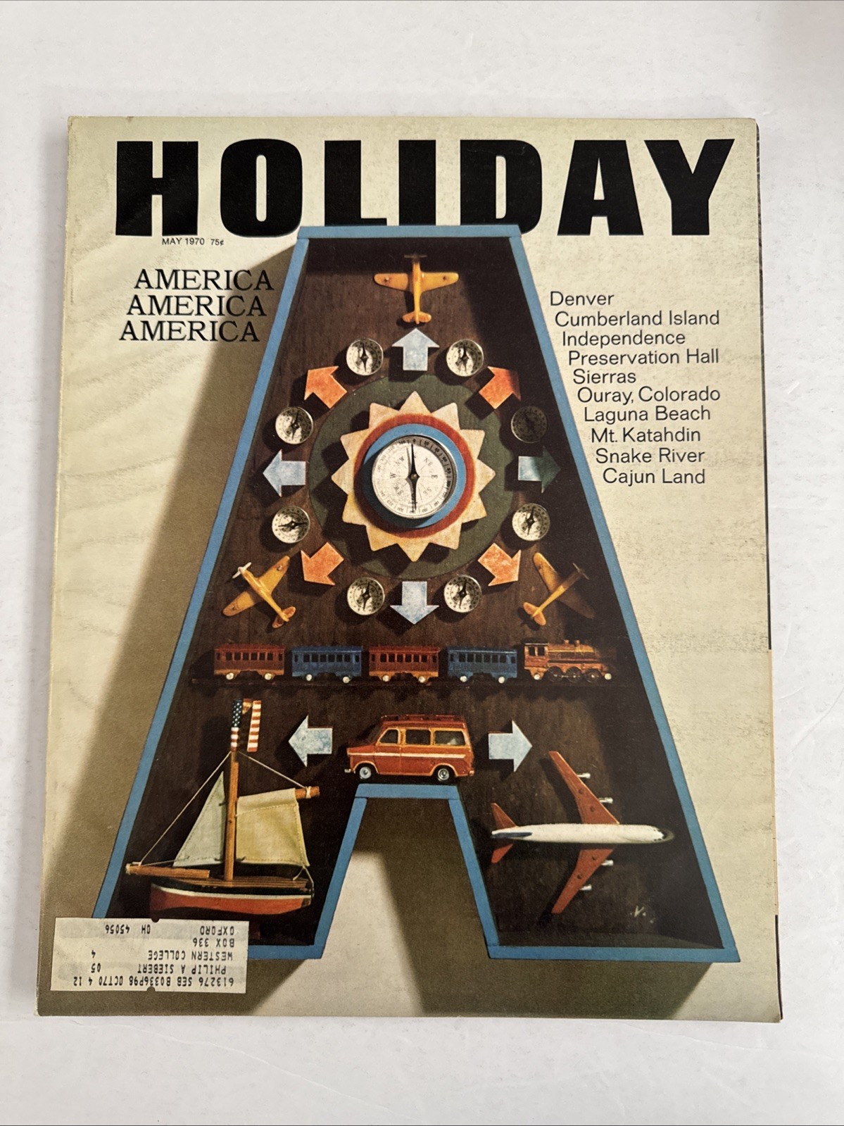 Holiday Magazine May 1970 America America America Travel Vintage Ads USA