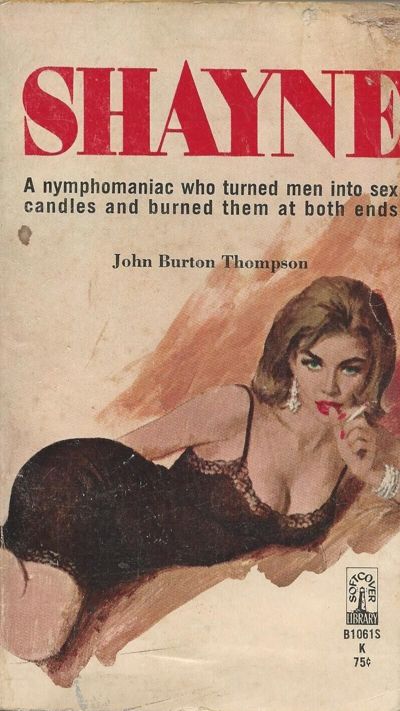 Beacon Softcover Library B758X SHAYNE by John Burton Thompson Vintage Sleaze