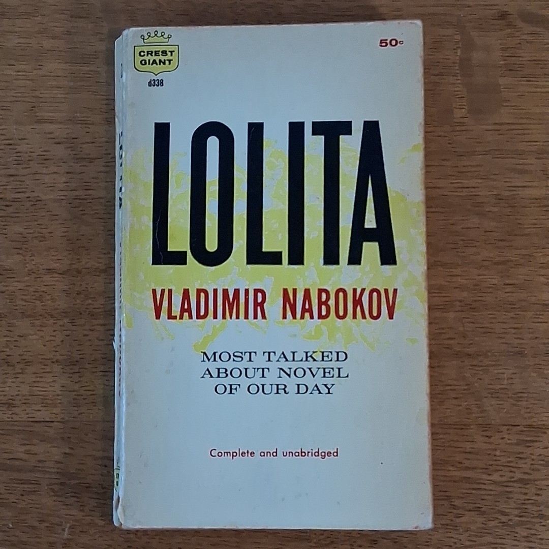 Lolita by Vladimir Nabokov Paperback ©1955 1st Crest Printing 1959